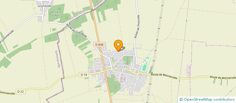 localisation de l'entreprise BINOUZE RUNNERS  PUSSAY