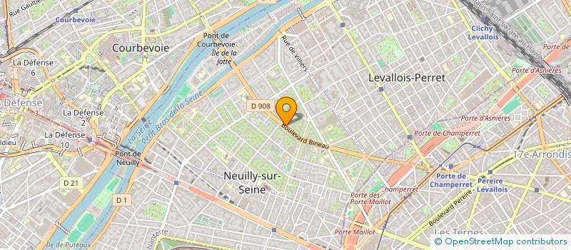 localisation de l'entreprise BINOWAIR à NEUILLY-SUR-SEINE