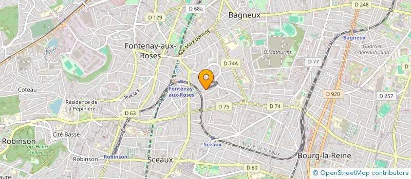 localisation de l'entreprise BINTA PRODUCTIONS à FONTENAY-AUX-ROSES