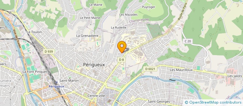 localisation de l'entreprise BINTUS à PERIGUEUX
