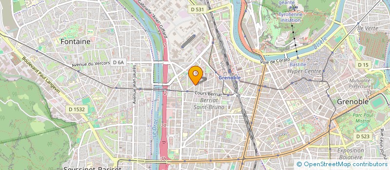 localisation de l'entreprise BINTZ OLIVIER & ALBINE  GRENOBLE