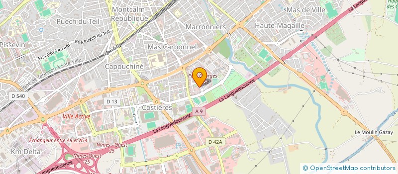 localisation de l'entreprise BINTZNESS  NIMES