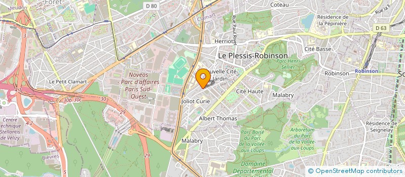 localisation de l'entreprise BINU à LE PLESSIS-ROBINSON