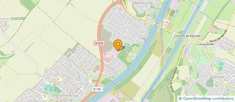 localisation de l'entreprise BIO 14  BENOUVILLE