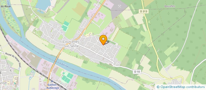 localisation de l'entreprise BIO 2 F ENVIRONNEMENT  COURCELLES-SUR-SEINE