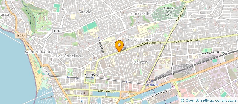 localisation de l'entreprise BIO 2000 à LE HAVRE