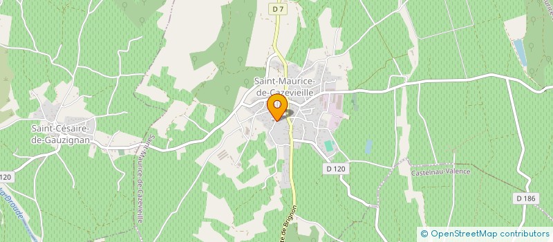 localisation de l'entreprise BIO ADVANCED  SAINT-MAURICE-DE-CAZEVIEILLE