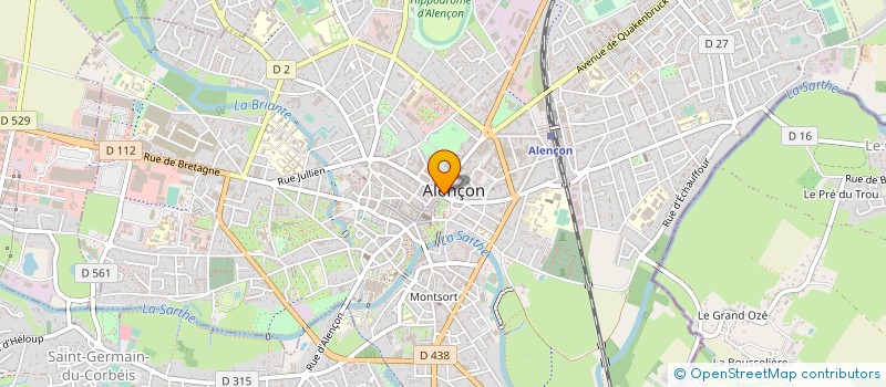 localisation de l'entreprise BIO ARTISANAL DE NORMANDIE à ALENCON