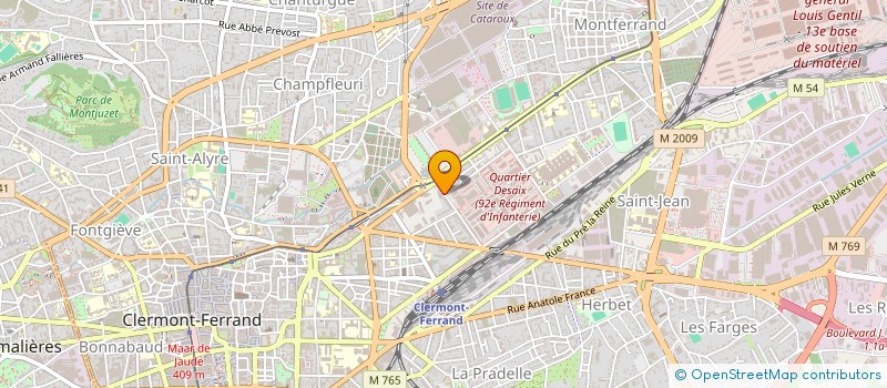 localisation de l'entreprise BIO AUVERGNE II à CLERMONT-FERRAND