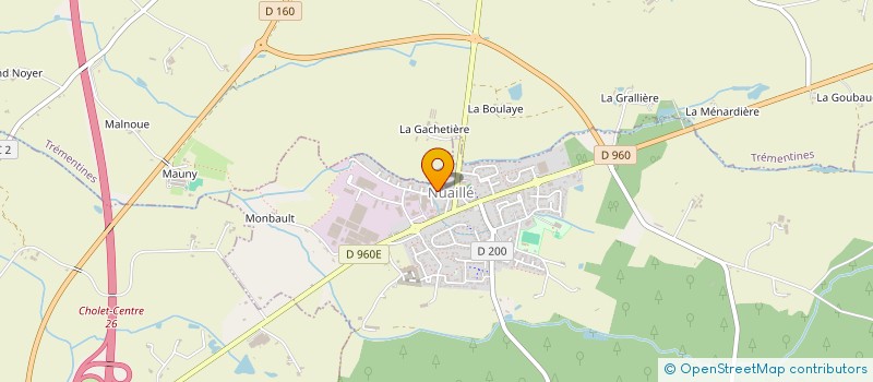 localisation de l'entreprise BIO BASIC EUROPE  NUAILLE