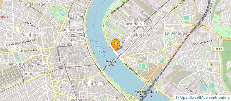 localisation de l'entreprise BIO BASTIDE à BORDEAUX