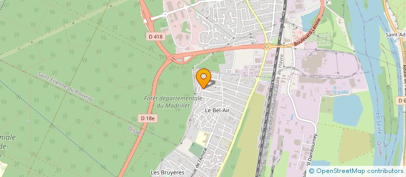 localisation de l'entreprise BIO BAT à MONTREUIL