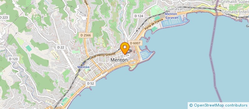 localisation de l'entreprise BIO BATIMENT KONZEPT à MENTON