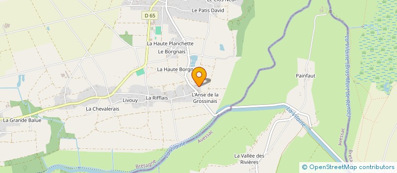 localisation de l'entreprise BIO BATISSEURS  SAINTE-MARIE