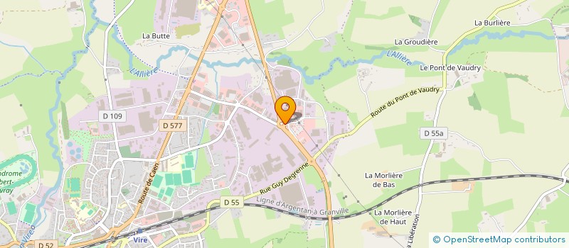 localisation de l'entreprise BIO-BOCAGE à VIRE-NORMANDIE