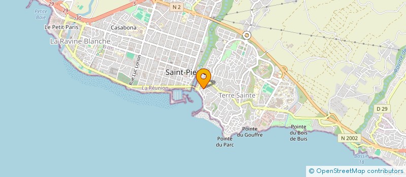 localisation de l'entreprise BIO BOIS  SAINT-PIERRE