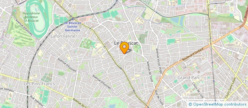 localisation de l'entreprise BIO BOUSCAT  LE BOUSCAT