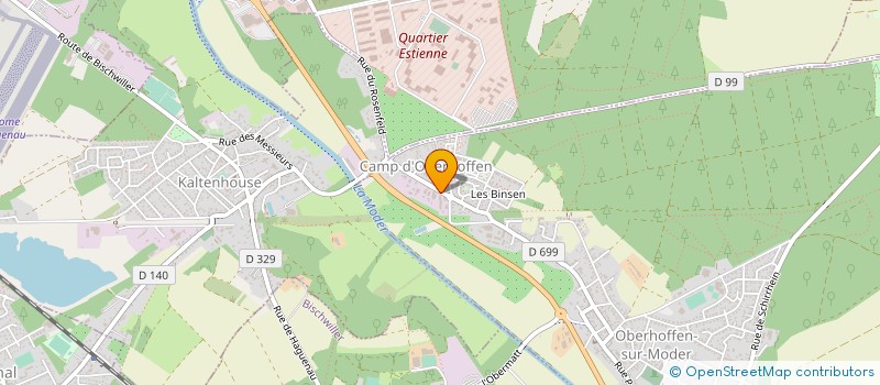 localisation de l'entreprise BIO BULLE à OBERHOFFEN-SUR-MODER