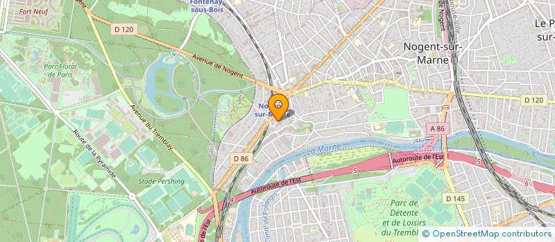 localisation de l'entreprise BIO C'BON NOGENT SUR MARNE à NOGENT-SUR-MARNE