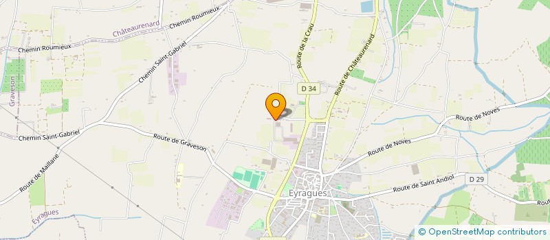 localisation de l'entreprise BIO CARPONS à EYRAGUES