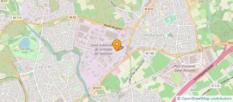 localisation de l'entreprise BIO CASH DISTRIBUTION à VENDARGUES