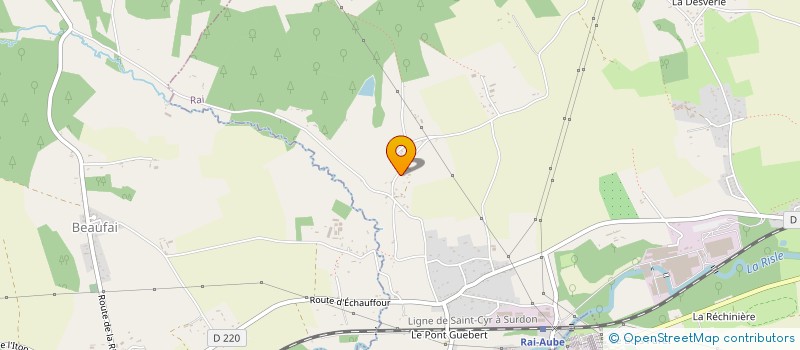 localisation de l'entreprise BIO CHAUFFAGE 61 à L'AIGLE
