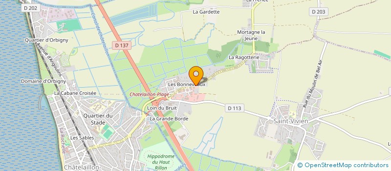 localisation de l'entreprise BIO CHAUX  BEURLAY