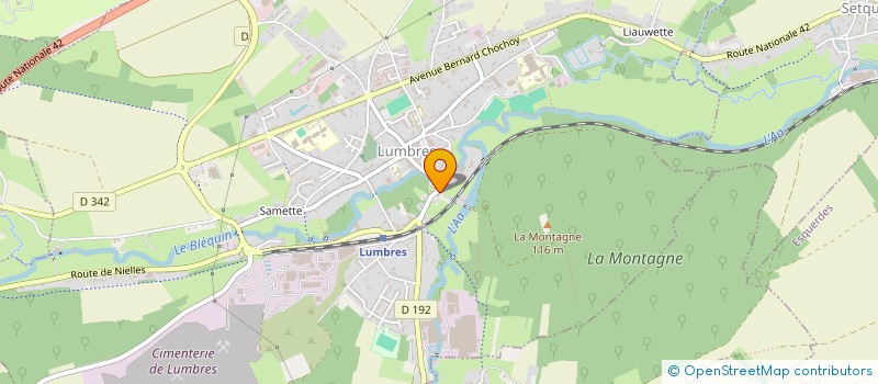 localisation de l'entreprise BIO-CHEVAL à LUMBRES
