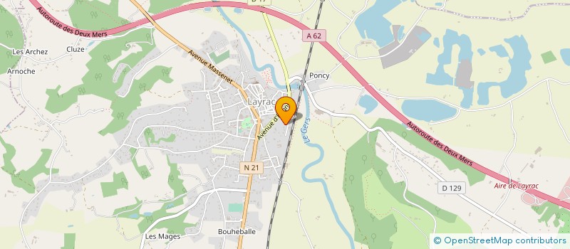 localisation de l'entreprise BIO-CHIM INDUSTRIE  LAYRAC