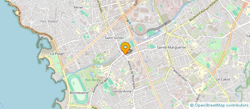 localisation de l'entreprise BIO & CO LE MARCHE MAZARGUES à MARSEILLE