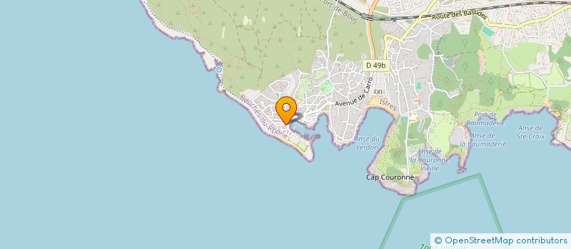 localisation de l'entreprise BIO COIFFURE à MARTIGUES