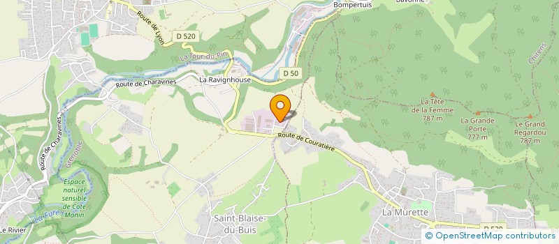 localisation de l'entreprise BIO COMPOSANTS MEDICAUX à SAINT-BLAISE-DU-BUIS