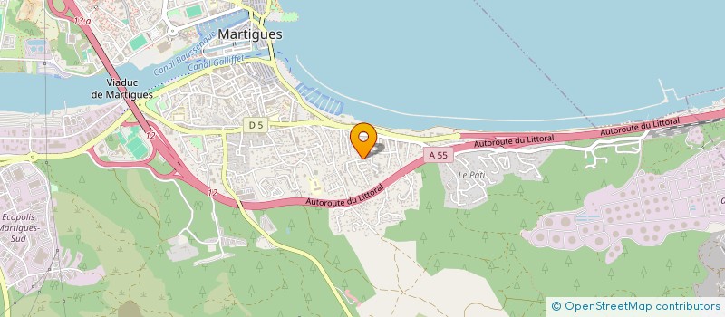 localisation de l'entreprise BIO CONCEPT à MARTIGUES