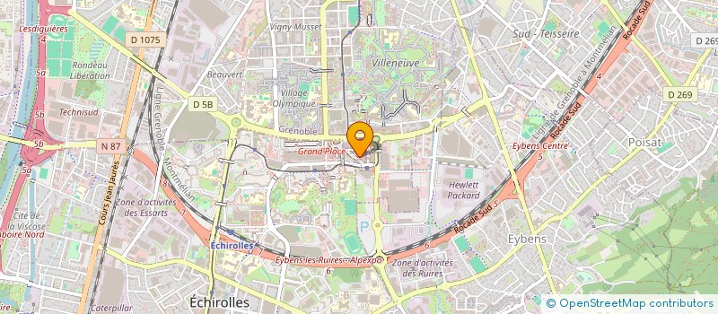 localisation de l'entreprise BIO CONCEPT ALIMENTAIRE à GRENOBLE