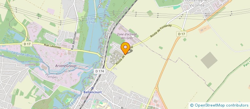 localisation de l'entreprise BIO CONGEL à BALLANCOURT-SUR-ESSONNE