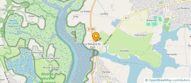 localisation de l'entreprise BIO CONNEXION à THEIX-NOYALO