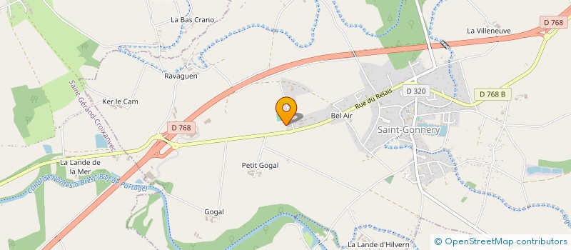 localisation de l'entreprise BIO CORAL CALCIUM BONE à SAINT-GONNERY