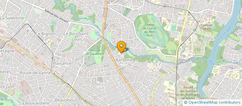 localisation de l'entreprise BIO COULEURS à NANTES