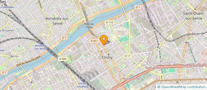 localisation de l'entreprise BIO COURSES SYSTEMS à CLICHY