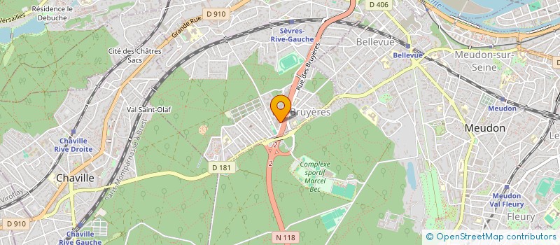 localisation de l'entreprise BIO CULTURE à SEVRES