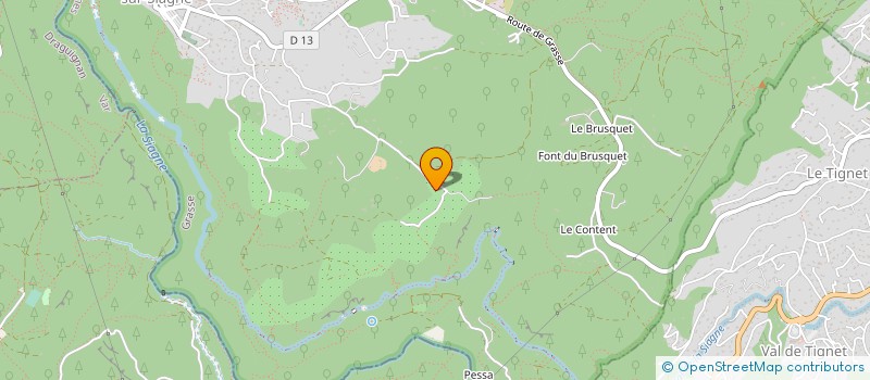 localisation de l'entreprise BIO D'AQUI 06/83 à SAINT-CEZAIRE-SUR-SIAGNE