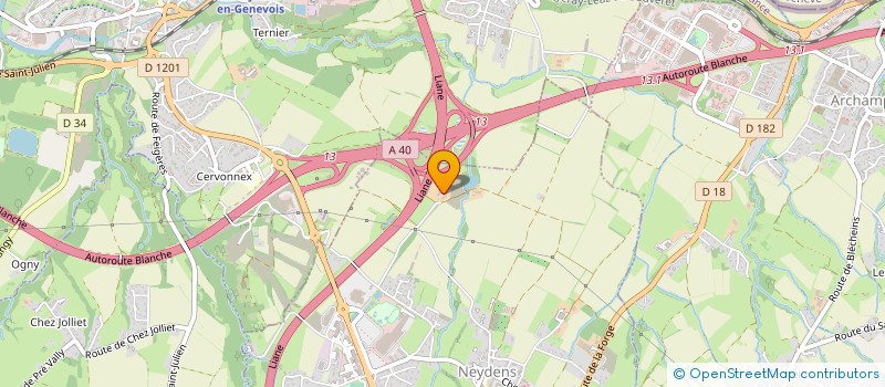 localisation de l'entreprise BIO DECHETS ENERGIES à NEYDENS