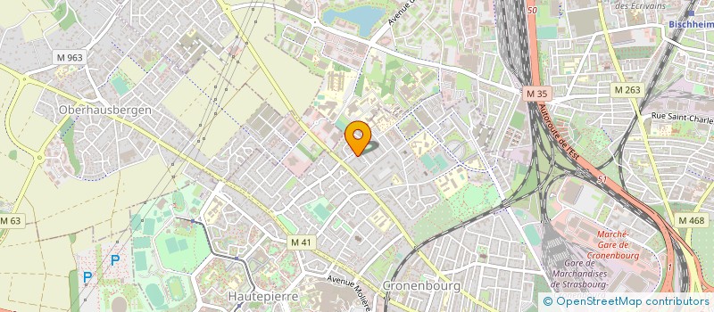localisation de l'entreprise BIO DECO PLATRERIE à STRASBOURG