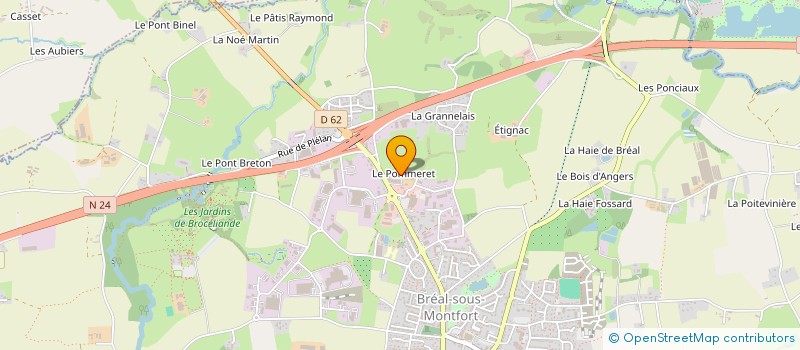 localisation de l'entreprise BIO' DELANDE à BREAL-SOUS-MONTFORT