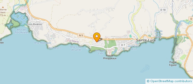 localisation de l'entreprise BIO DIRECT ANTILLES  SAINTE-LUCE