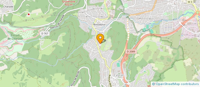 localisation de l'entreprise BIO DIRECT CEYRAT  CEYRAT