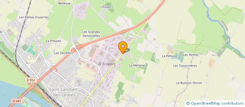 localisation de l'entreprise BIO DIRECT PRODUCTEURS à SAUMUR