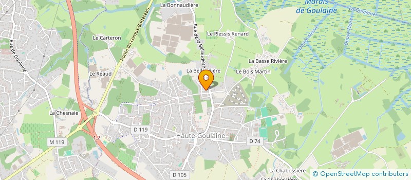 localisation de l'entreprise BIO DIS PRO à HAUTE-GOULAINE