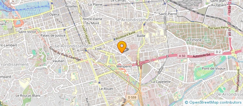 localisation de l'entreprise BIO DROG DIFFUSION à MARSEILLE