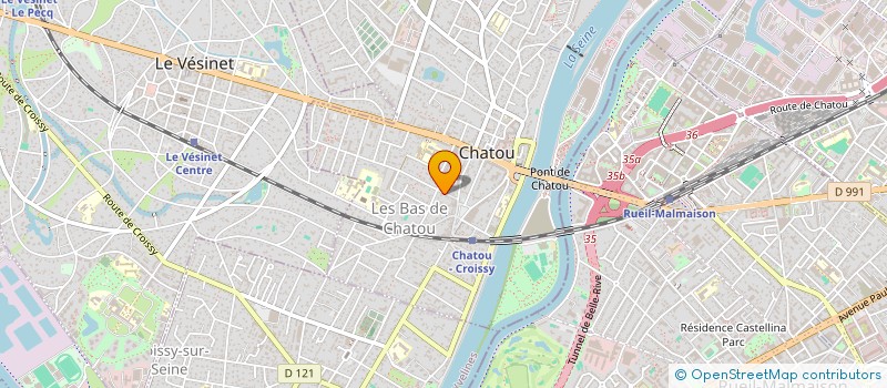 localisation de l'entreprise BIO DYNAMIE FRANCE DIFFUSION à CHATOU